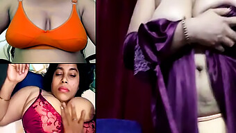 Babes Indiennes Aux Gros Seins: Bhabhi Aux Mamelons Durs À Saree