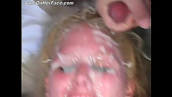 Cumshot Orgy With A Slutty Blonde