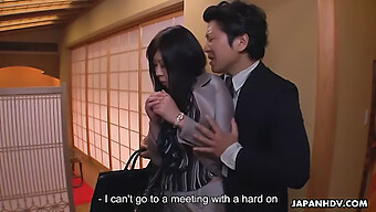 Japanese Secretary Seduced By Her Boss For A Private Dinner