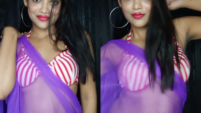 Stunning Asian Babe Rekha Boi Auditions With An Amazing Strip Show