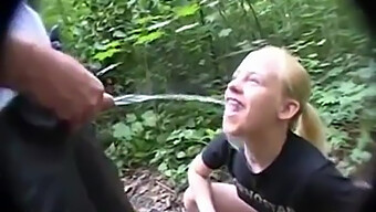 German Slut'S Outdoor Experience