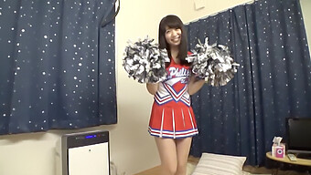 A Beautiful And Timid Cheerleader From A Well-Known University Makes A Video Debut