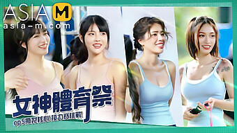 สาวเอเชียสปอร์ต Chu Meng Shuo Stars ใน Mtvsq2 Ep5