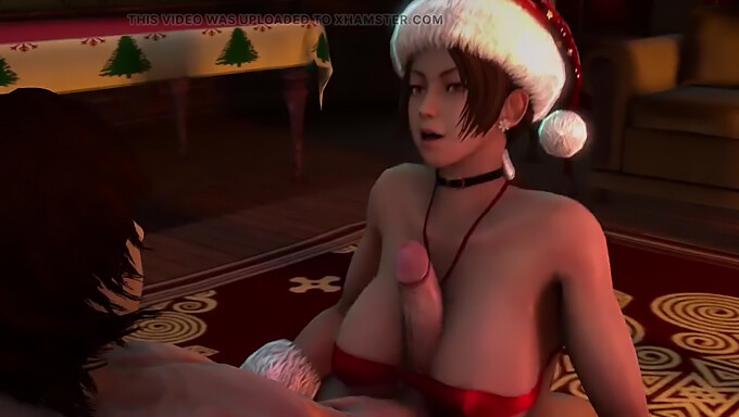 Rasakan Keajaiban Natal Dengan Video Porno 3d Yang Menampilkan Seorang Brunette Seksi