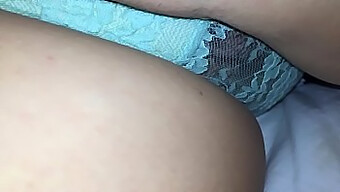 American Wife'S Booty In Lacy Thongs