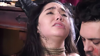 Anal Și Legat: Sesiunea Bdsm Anală Dură A Lui Karlee Grey