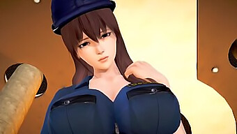 动漫3d Hentai:一个兴奋的女警的奇妙骑乘