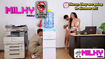 The Janitor Stumbles Upon The Secretary Engaging In An Affair With Her Boss