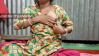 Indian (Hindi) Wife Flaunts Her Big White Breasts And Tight Vagina On Camera