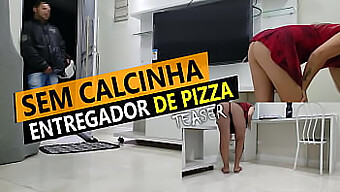 Unaware Housewife Cristina Almeida Masturbates While Waiting For Pizza Delivery