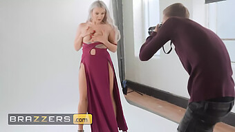 De Professionele Fotoshoot Van Lana Rose Verandert In Een Wilde Ontmoeting Met Onverwacht Oraal En Lulspel.