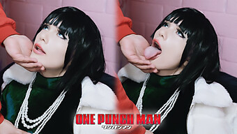 Con Cặc Và Cái Lồn To Của Fubuki Cosplay Biến Bạn Thành Nô Lệ Tình Dục Của Cô Ấy - One Punch Man